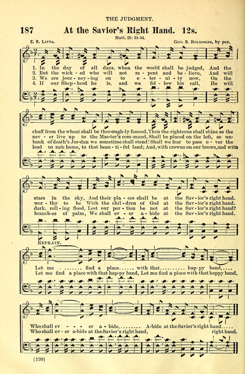 The Brethren Hymnal: A Collection of Psalms, Hymns and Spiritual Songs suited for Song Service in Christian Worship, for Church Service, Social Meetings and Sunday Schools page 118