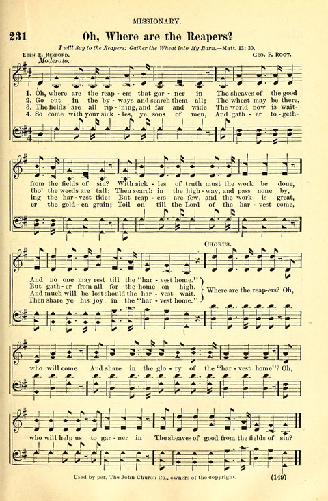 The Brethren Hymnal: A Collection of Psalms, Hymns and Spiritual Songs suited for Song Service in Christian Worship, for Church Service, Social Meetings and Sunday Schools page 147