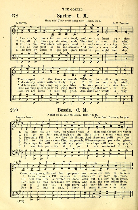 The Brethren Hymnal: A Collection of Psalms, Hymns and Spiritual Songs suited for Song Service in Christian Worship, for Church Service, Social Meetings and Sunday Schools page 174