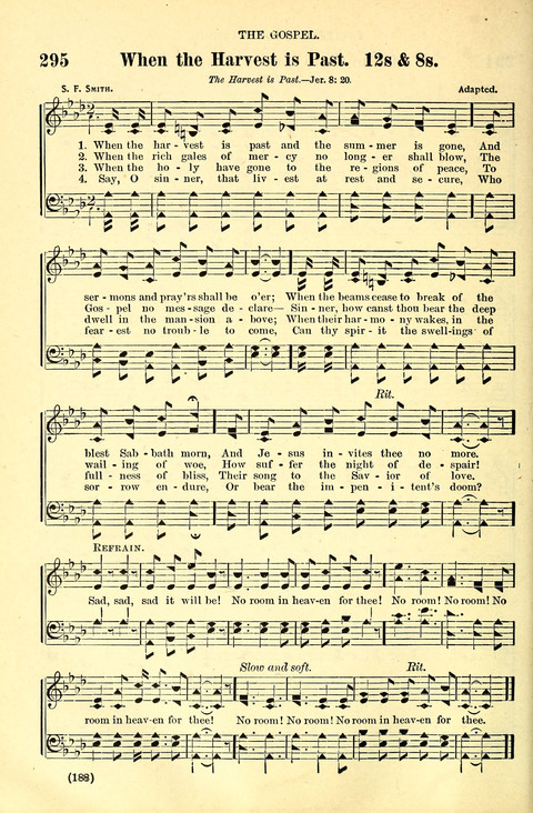 The Brethren Hymnal: A Collection of Psalms, Hymns and Spiritual Songs suited for Song Service in Christian Worship, for Church Service, Social Meetings and Sunday Schools page 186