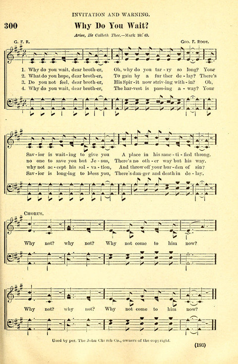 The Brethren Hymnal: A Collection of Psalms, Hymns and Spiritual Songs suited for Song Service in Christian Worship, for Church Service, Social Meetings and Sunday Schools page 191