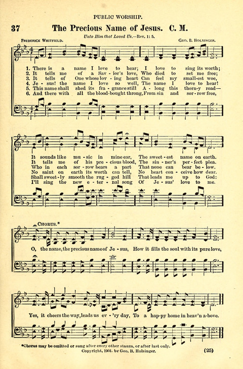 The Brethren Hymnal: A Collection of Psalms, Hymns and Spiritual Songs suited for Song Service in Christian Worship, for Church Service, Social Meetings and Sunday Schools page 21