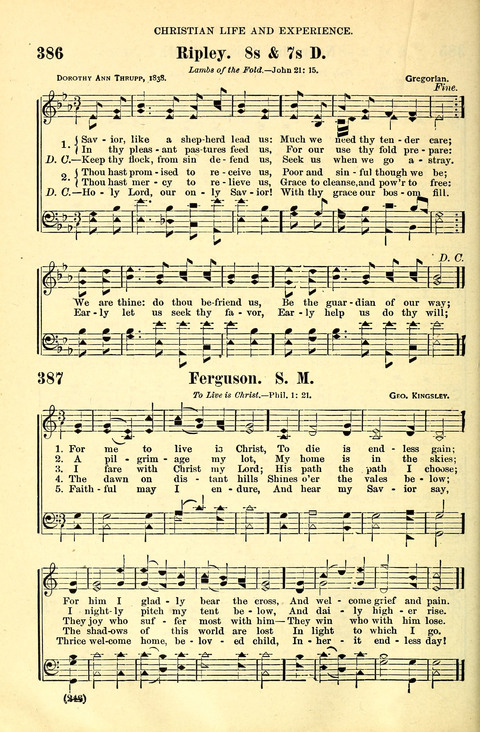 The Brethren Hymnal: A Collection of Psalms, Hymns and Spiritual Songs suited for Song Service in Christian Worship, for Church Service, Social Meetings and Sunday Schools page 244