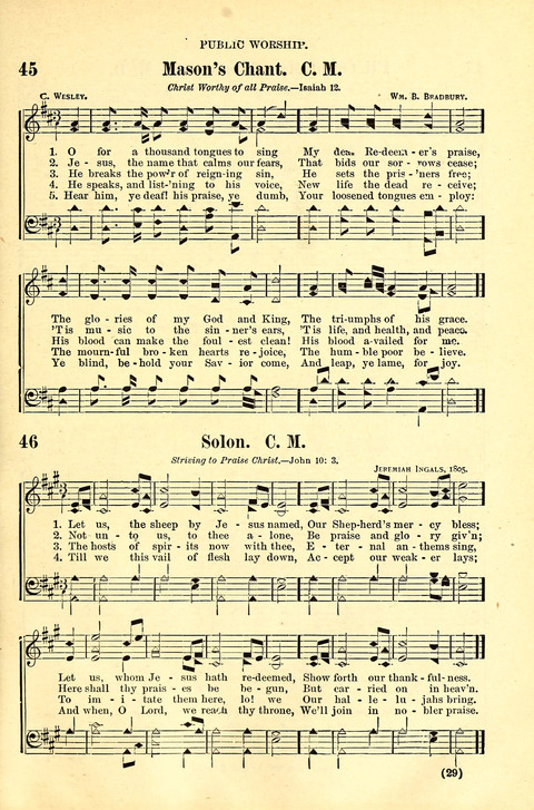 The Brethren Hymnal: A Collection of Psalms, Hymns and Spiritual Songs suited for Song Service in Christian Worship, for Church Service, Social Meetings and Sunday Schools page 25