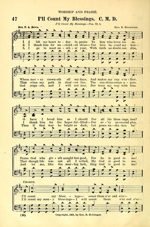 The Brethren Hymnal: A Collection of Psalms, Hymns and Spiritual Songs suited for Song Service in Christian Worship, for Church Service, Social Meetings and Sunday Schools page 26