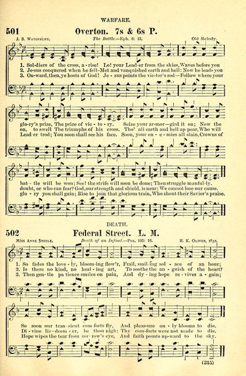 The Brethren Hymnal: A Collection of Psalms, Hymns and Spiritual Songs suited for Song Service in Christian Worship, for Church Service, Social Meetings and Sunday Schools page 313