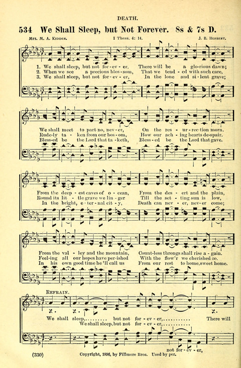 The Brethren Hymnal: A Collection of Psalms, Hymns and Spiritual Songs suited for Song Service in Christian Worship, for Church Service, Social Meetings and Sunday Schools page 328