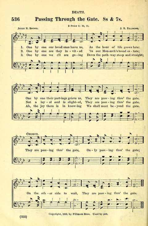 The Brethren Hymnal: A Collection of Psalms, Hymns and Spiritual Songs suited for Song Service in Christian Worship, for Church Service, Social Meetings and Sunday Schools page 330