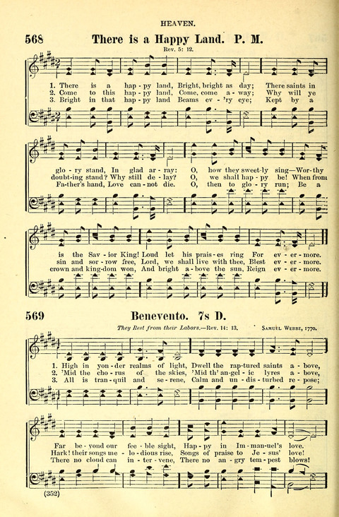 The Brethren Hymnal: A Collection of Psalms, Hymns and Spiritual Songs suited for Song Service in Christian Worship, for Church Service, Social Meetings and Sunday Schools page 350