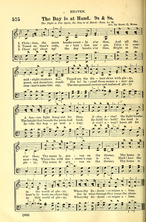 The Brethren Hymnal: A Collection of Psalms, Hymns and Spiritual Songs suited for Song Service in Christian Worship, for Church Service, Social Meetings and Sunday Schools page 356