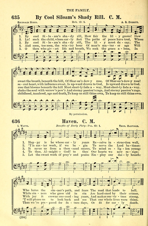 The Brethren Hymnal: A Collection of Psalms, Hymns and Spiritual Songs suited for Song Service in Christian Worship, for Church Service, Social Meetings and Sunday Schools page 392