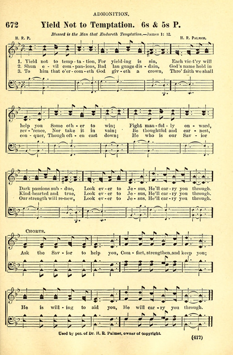 The Brethren Hymnal: A Collection of Psalms, Hymns and Spiritual Songs suited for Song Service in Christian Worship, for Church Service, Social Meetings and Sunday Schools page 415