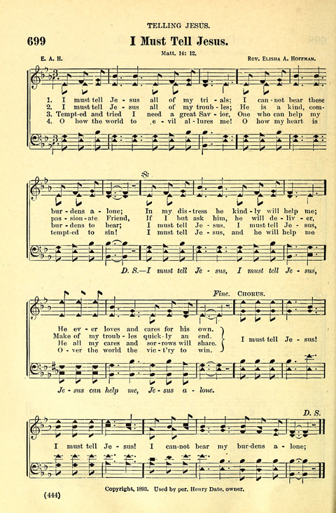 The Brethren Hymnal: A Collection of Psalms, Hymns and Spiritual Songs suited for Song Service in Christian Worship, for Church Service, Social Meetings and Sunday Schools page 442