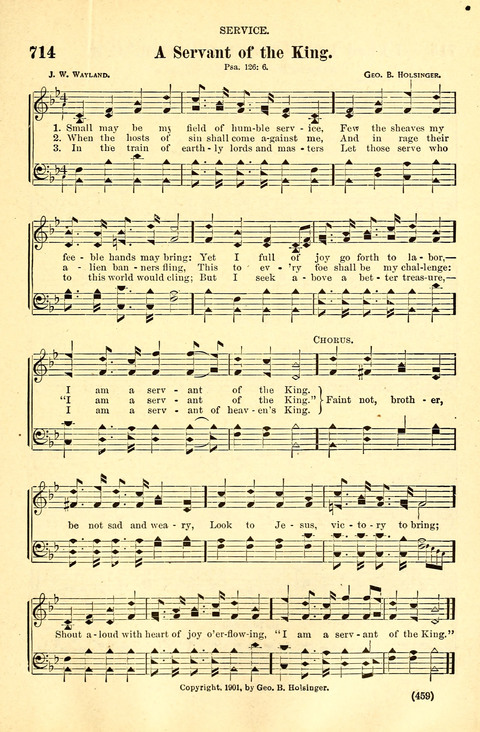 The Brethren Hymnal: A Collection of Psalms, Hymns and Spiritual Songs suited for Song Service in Christian Worship, for Church Service, Social Meetings and Sunday Schools page 457