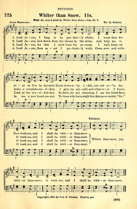 The Brethren Hymnal: A Collection of Psalms, Hymns and Spiritual Songs suited for Song Service in Christian Worship, for Church Service, Social Meetings and Sunday Schools page 467