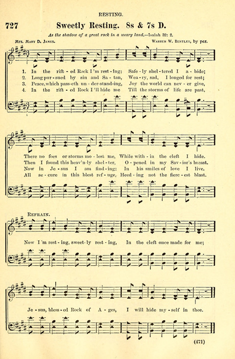 The Brethren Hymnal: A Collection of Psalms, Hymns and Spiritual Songs suited for Song Service in Christian Worship, for Church Service, Social Meetings and Sunday Schools page 471