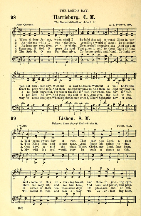 The Brethren Hymnal: A Collection of Psalms, Hymns and Spiritual Songs suited for Song Service in Christian Worship, for Church Service, Social Meetings and Sunday Schools page 54