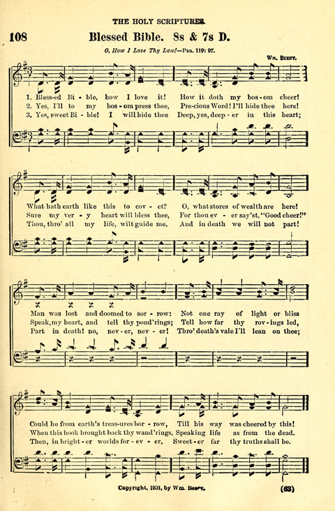 The Brethren Hymnal: A Collection of Psalms, Hymns and Spiritual Songs suited for Song Service in Christian Worship, for Church Service, Social Meetings and Sunday Schools page 59