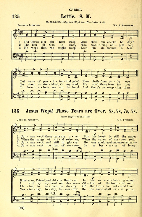 The Brethren Hymnal: A Collection of Psalms, Hymns and Spiritual Songs suited for Song Service in Christian Worship, for Church Service, Social Meetings and Sunday Schools page 78