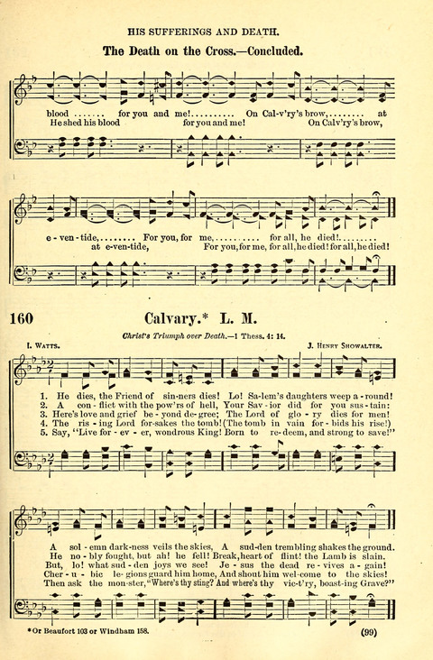 The Brethren Hymnal: A Collection of Psalms, Hymns and Spiritual Songs suited for Song Service in Christian Worship, for Church Service, Social Meetings and Sunday Schools page 95