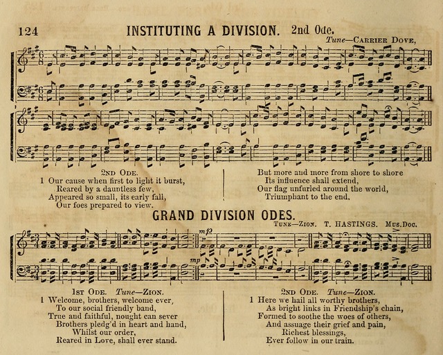 Temperance Chimes: comprising a great variety of new music, glees, songs, and hymns, designed for the use of temperance meeting and organizations, glee clubs, bands of hope, and the home circle page 124