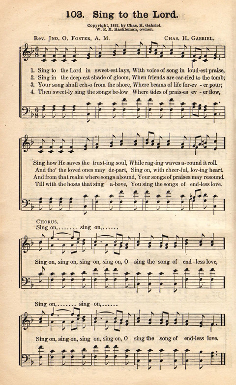 Twentieth (20th) Century Songs Part One page 106