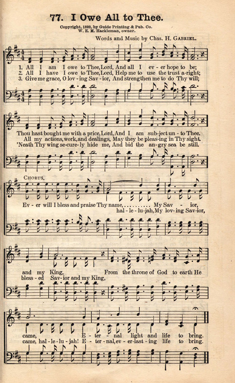 Twentieth (20th) Century Songs Part One page 79