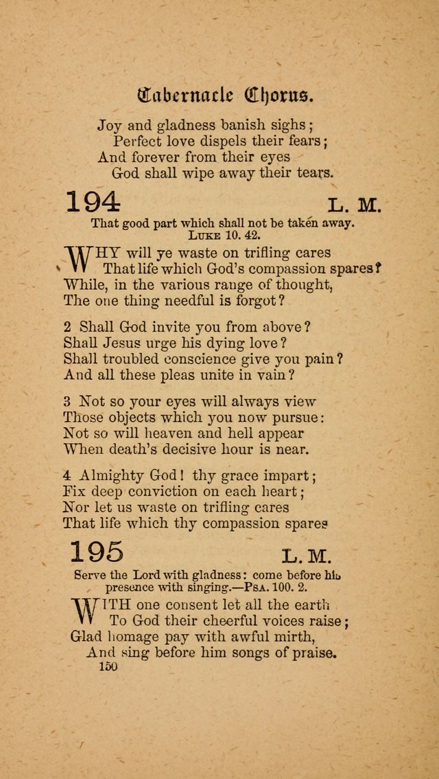 The Tabernacle Chorus (Trinity ed.) page 150