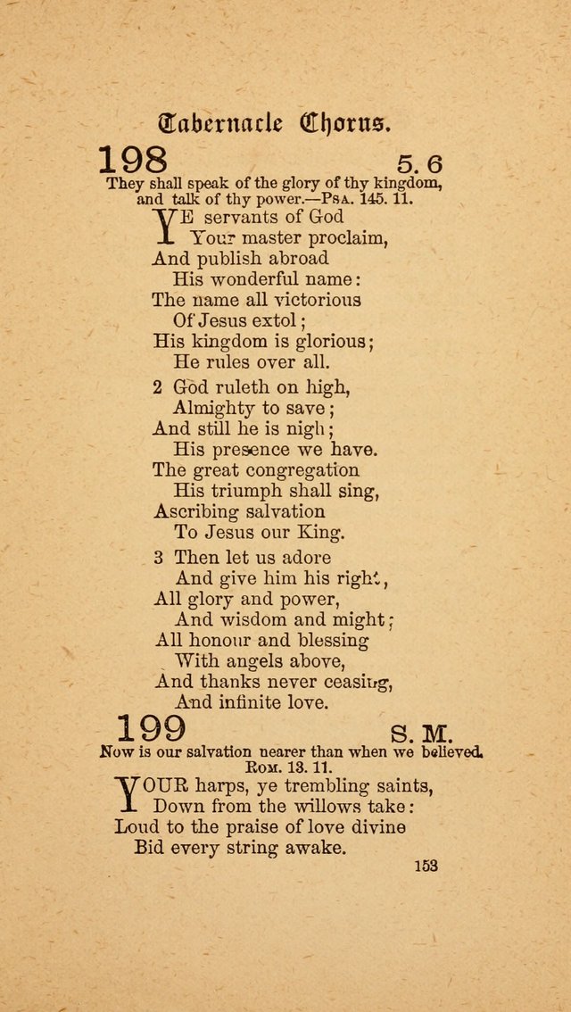 The Tabernacle Chorus (Trinity ed.) page 153