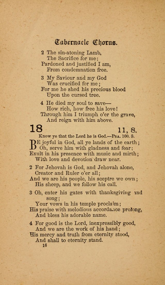 The Tabernacle Chorus (Trinity ed.) page 16