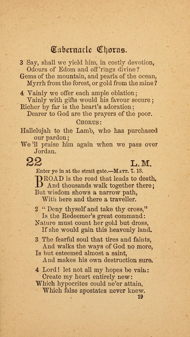 The Tabernacle Chorus (Trinity ed.) page 19