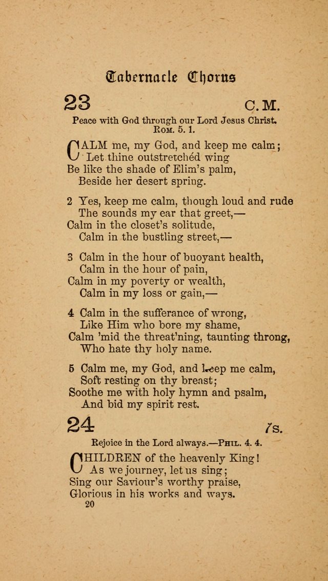 The Tabernacle Chorus (Trinity ed.) page 20