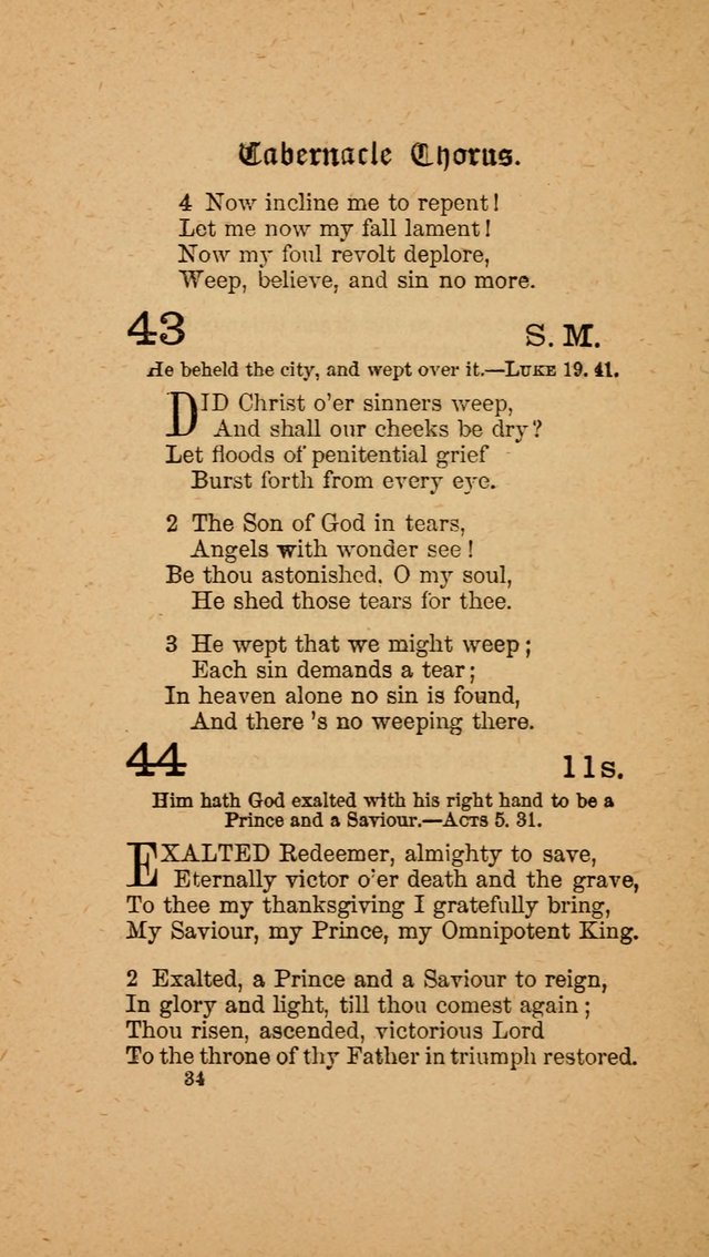 The Tabernacle Chorus (Trinity ed.) page 34