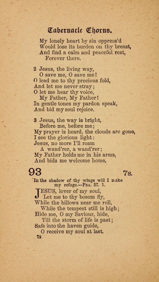 The Tabernacle Chorus (Trinity ed.) page 72