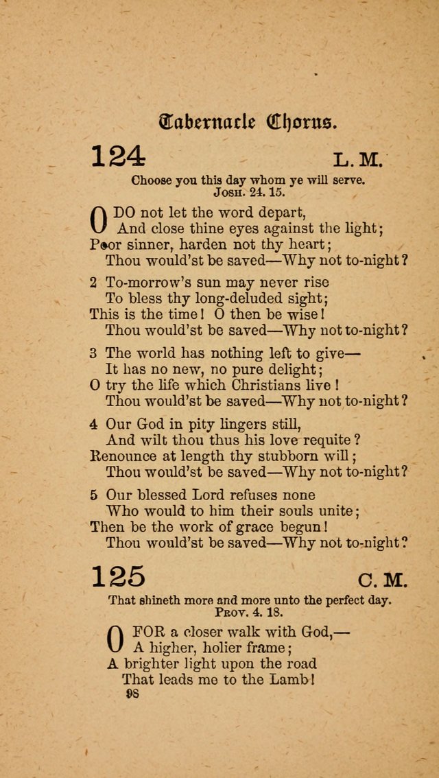 The Tabernacle Chorus (Trinity ed.) page 98