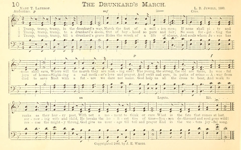 Temperance and Gospel Songs: for the use of Temperance Clubs and Gospel Temperance Meetings page 10