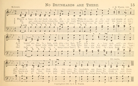 Temperance and Gospel Songs: for the use of Temperance Clubs and Gospel Temperance Meetings page 15