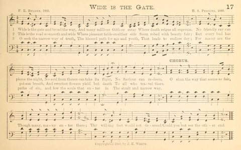 Temperance and Gospel Songs: for the use of Temperance Clubs and Gospel Temperance Meetings page 17