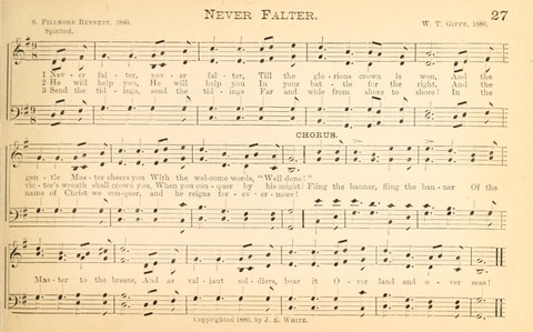 Temperance and Gospel Songs: for the use of Temperance Clubs and Gospel Temperance Meetings page 27