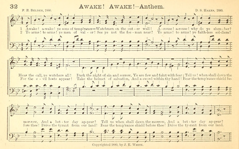 Temperance and Gospel Songs: for the use of Temperance Clubs and Gospel Temperance Meetings page 32