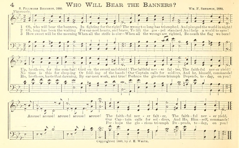 Temperance and Gospel Songs: for the use of Temperance Clubs and Gospel Temperance Meetings page 4