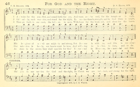 Temperance and Gospel Songs: for the use of Temperance Clubs and Gospel Temperance Meetings page 46