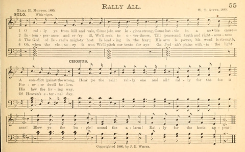 Temperance and Gospel Songs: for the use of Temperance Clubs and Gospel Temperance Meetings page 55