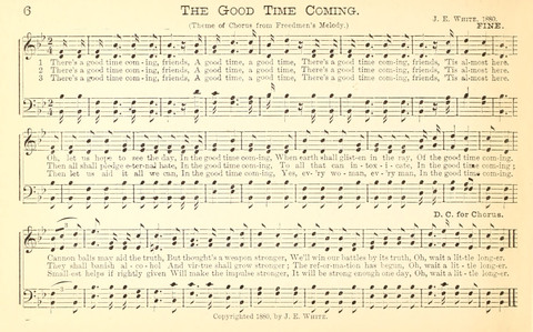 Temperance and Gospel Songs: for the use of Temperance Clubs and Gospel Temperance Meetings page 6