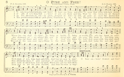 Temperance and Gospel Songs: for the use of Temperance Clubs and Gospel Temperance Meetings page 8