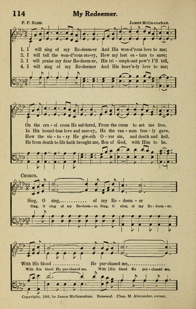 The Tabernacle Hymns page 114