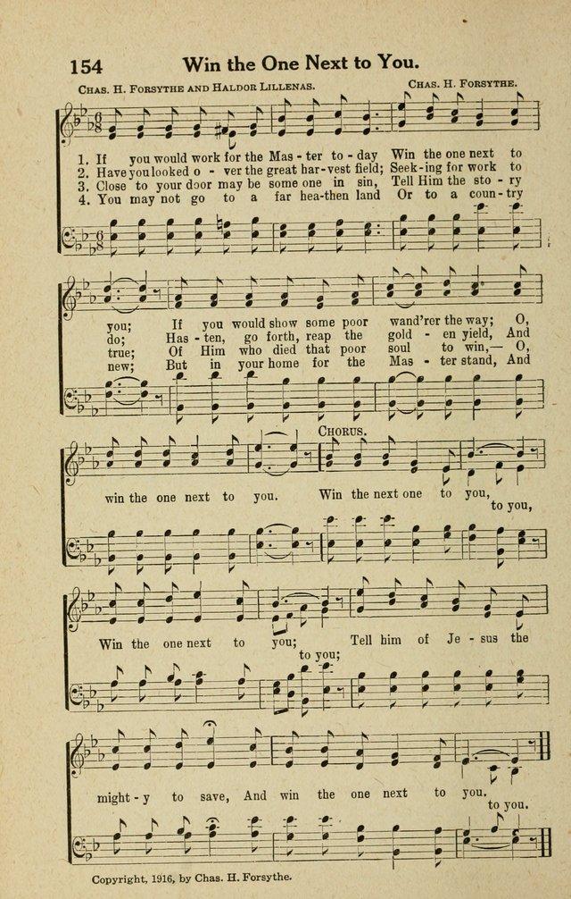 The Tabernacle Hymns page 154