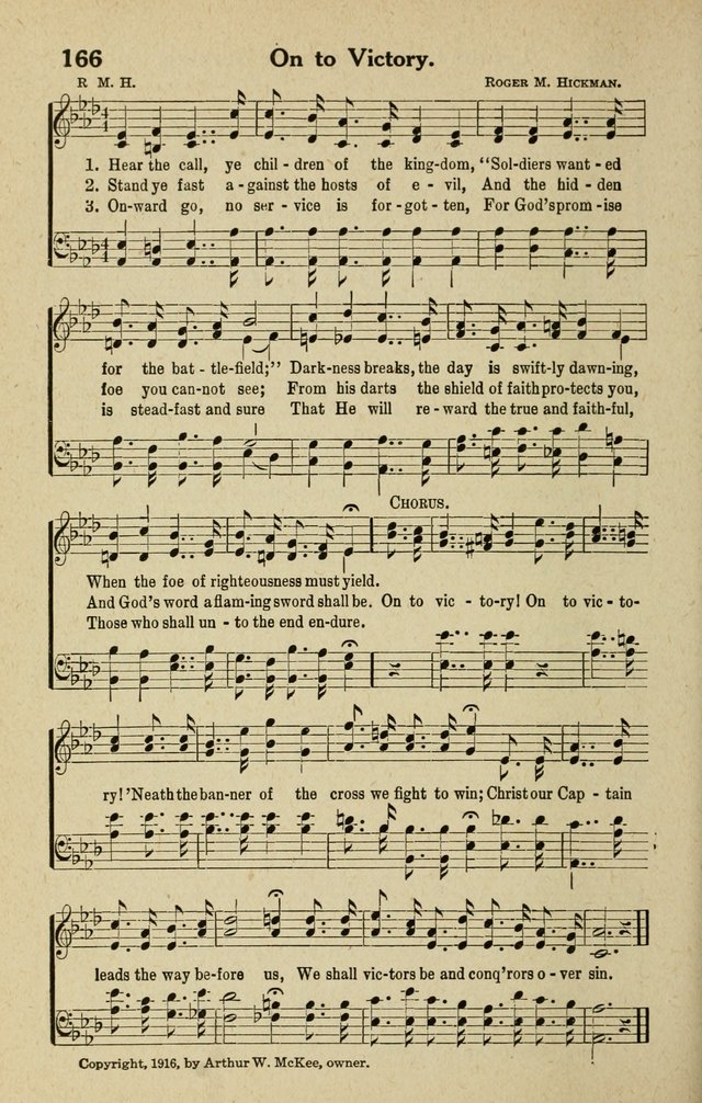 The Tabernacle Hymns page 166