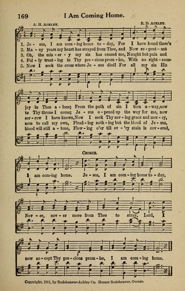 The Tabernacle Hymns page 169