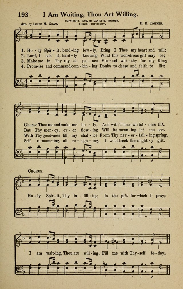 The Tabernacle Hymns page 193